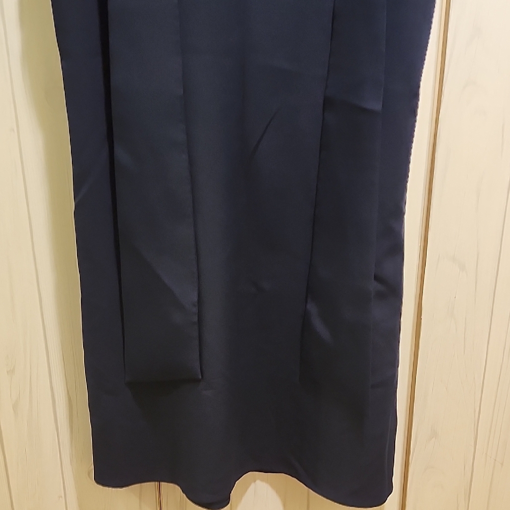 Tuckernuck Navy Ruffle Neck Mini Dress - Picture 5 of 6